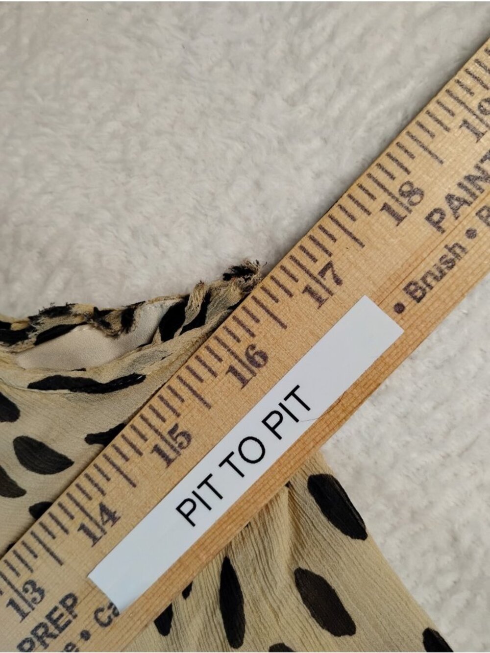 J Crew 100% Silk Cheetah Print Blouse Natasha Wildcat Sleeveless Lined Size 2 - Picture 5 of 6